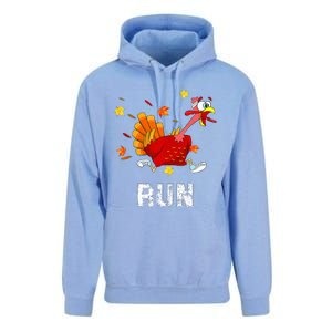 Turkey Run Costume Thanksgiving Running Turkey Trot Unisex Surf Hoodie