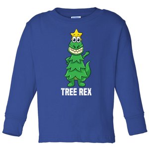 Tree Rex Christmas Trex Dinosaur Lover Boy Xmas Gift Sweatshir Toddler Long Sleeve Shirt