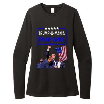 Trump Republican Convention Trumpomania! Trump Vance 2024 Womens CVC Long Sleeve Shirt