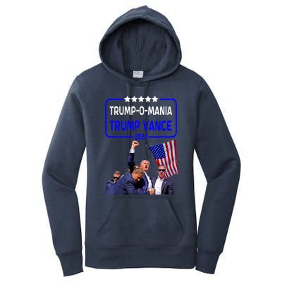 Trump Republican Convention Trumpomania! Trump Vance 2024 Women's Pullover Hoodie