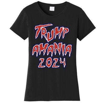 Trump Republican Convention Wrestling Meme Trumpamania Let Trumpamania Run Wild Women's T-Shirt