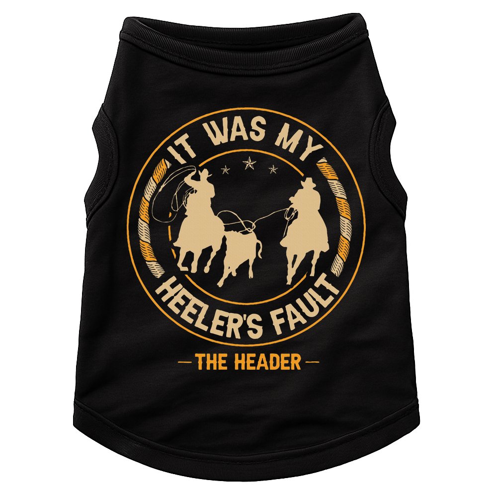 Team Roping Cowboy Rodeo Design For A Team Roper Boy Doggie Tank