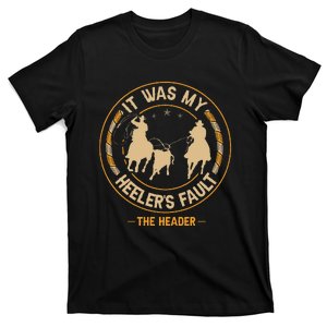 Team Roping Cowboy Rodeo Design For A Team Roper Boy T-Shirt