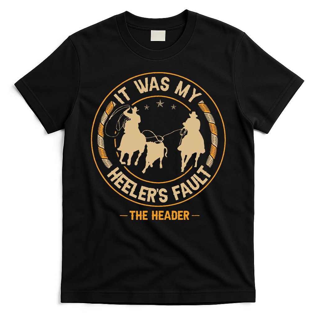Team Roping Cowboy Rodeo Design For A Team Roper Boy T-Shirt