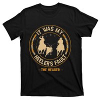 Team Roping Cowboy Rodeo Design For A Team Roper Boy T-Shirt