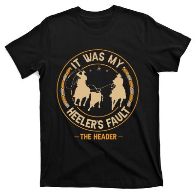 Team Roping Cowboy Rodeo Design For A Team Roper Boy T-Shirt