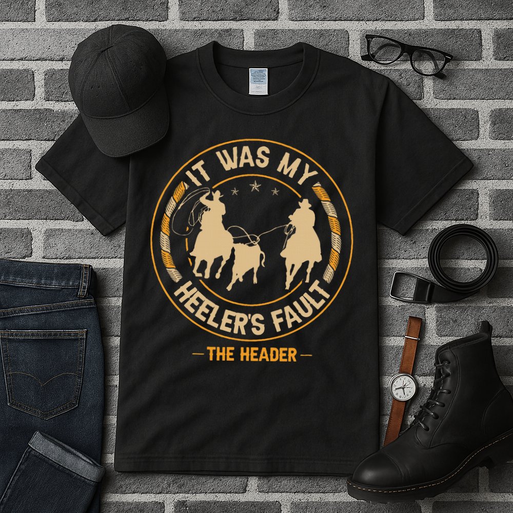 Team Roping Cowboy Rodeo Design For A Team Roper Boy Tall T-Shirt