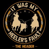 Team Roping Cowboy Rodeo Design For A Team Roper Boy 16 in Basic Backpack