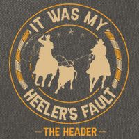 Team Roping Cowboy Rodeo Design For A Team Roper Boy Cotton Canvas Backpack