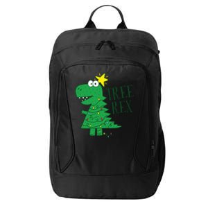 Tree Rex Christmas Gift T Rex Dinosaur Christmas Gift City Backpack