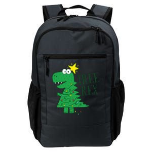 Tree Rex Christmas Gift T Rex Dinosaur Christmas Gift Daily Commute Backpack