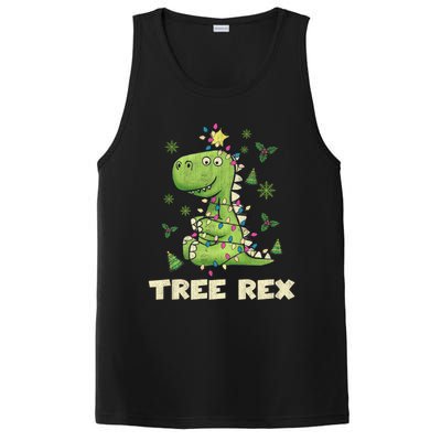 Tree Rex Christmas Tree Dinosaur Cute Xmas Gift PosiCharge Competitor Tank