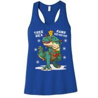 Tree Rex Christmas Tree Dinosaur Costume For Christma Cute Gift Women's Racerback Tank