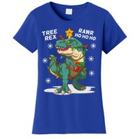 Tree Rex Christmas Tree Dinosaur Costume For Christma Cute Gift Women's T-Shirt