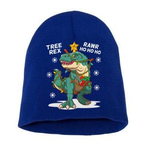 Tree Rex Christmas Tree Dinosaur Costume For Christma Cute Gift Short Acrylic Beanie