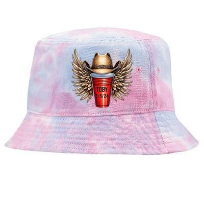 Toby Red Cup Tie-Dyed Bucket Hat