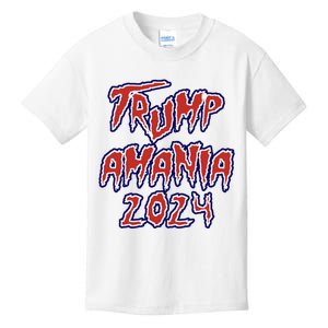 Trump Republican Convention Wrestling Meme Trumpamania 2024 Kids T-Shirt