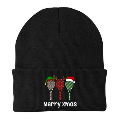 Tennis Racket Christmas Hat Reindeer Anlter Game Sport Sweatshirt Beanie