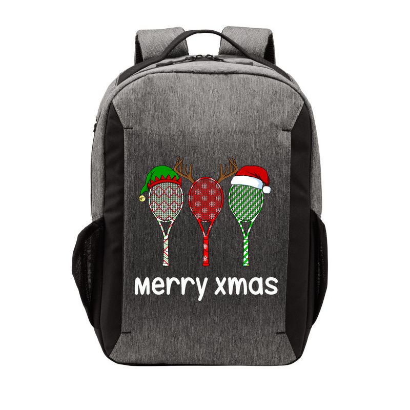 Tennis Racket Christmas Hat Reindeer Anlter Game Sport Sweatshirt Vector Backpack