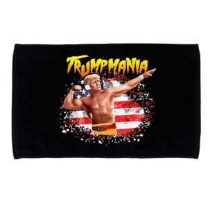 Trump Republican Convention Wrestling Meme Trumpamania Us Flag Background Microfiber Hand Towel