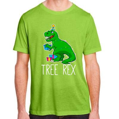 Tree Rex Christmas Dinosaur Funny Xmas Trex Cute Gift Adult ChromaSoft Performance T-Shirt