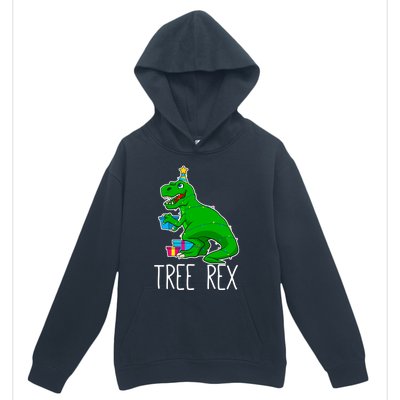 Tree Rex Christmas Dinosaur Funny Xmas Trex Cute Gift Urban Pullover Hoodie