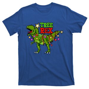 Tree Rex Christmas Holiday Trex Dinosaur Santa Gift Meaningful Gift T-Shirt