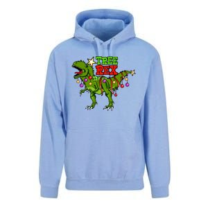 Tree Rex Christmas Holiday Trex Dinosaur Santa Gift Meaningful Gift Unisex Surf Hoodie