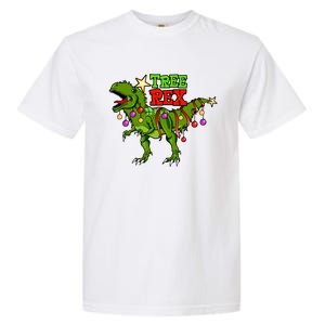 Tree Rex Christmas Holiday Trex Dinosaur Santa Gift Meaningful Gift Garment-Dyed Heavyweight T-Shirt