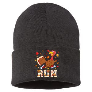 Turkey Run Costume Thanksgiving Running Turkey Trot Sustainable Knit Beanie