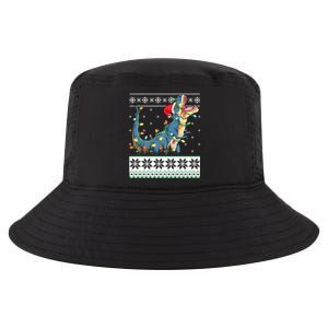 Tree Rex Christmas Lights Ugly Christmas Sweater Gift Cool Comfort Performance Bucket Hat