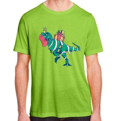 Tree Rex Christmas Gift Adult ChromaSoft Performance T-Shirt