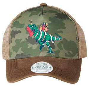 Tree Rex Christmas Gift Legacy Tie Dye Trucker Hat