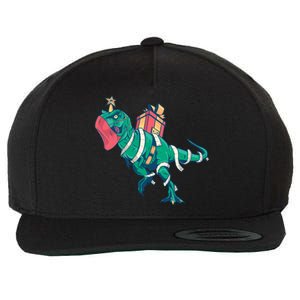 Tree Rex Christmas Gift Wool Snapback Cap