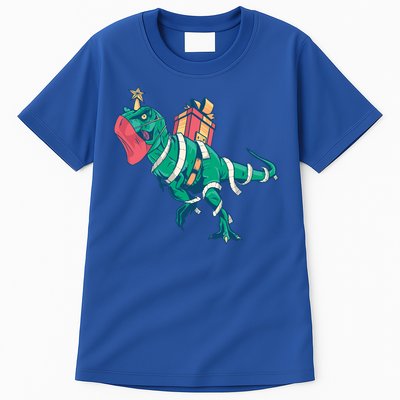 Tree Rex Christmas Gift Tall T-Shirt