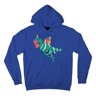 Tree Rex Christmas Gift Tall Hoodie