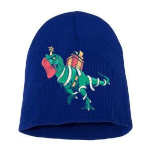 Tree Rex Christmas Gift Short Acrylic Beanie