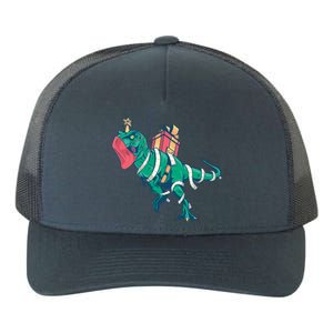 Tree Rex Christmas Gift Yupoong Adult 5-Panel Trucker Hat