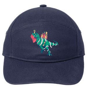 Tree Rex Christmas Gift 7-Panel Snapback Hat