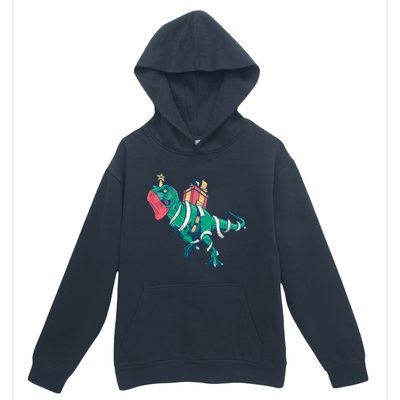 Tree Rex Christmas Gift Urban Pullover Hoodie