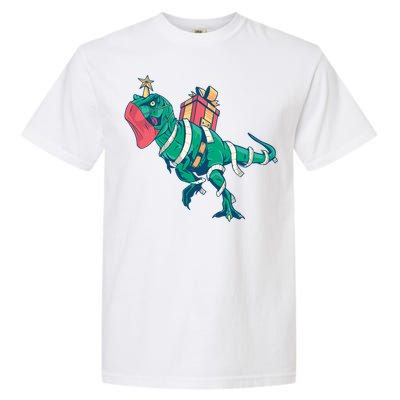 Tree Rex Christmas Gift Garment-Dyed Heavyweight T-Shirt