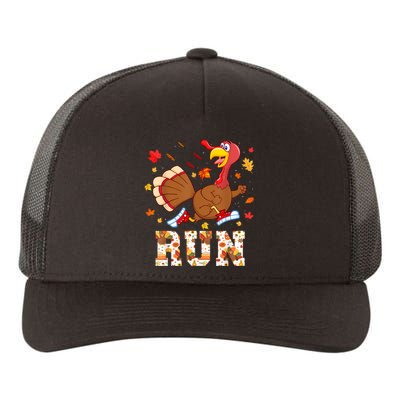 Turkey Run Costume Thanksgiving Running Turkey Trot Yupoong Adult 5-Panel Trucker Hat