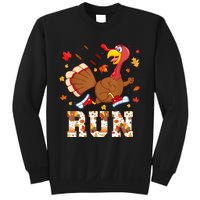 Turkey Run Costume Thanksgiving Running Turkey Trot Sweatshirt