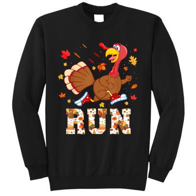 Turkey Run Costume Thanksgiving Running Turkey Trot Sweatshirt