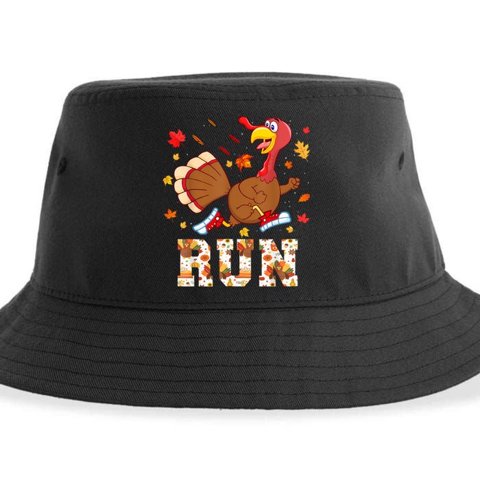 Turkey Run Costume Thanksgiving Running Turkey Trot Sustainable Bucket Hat