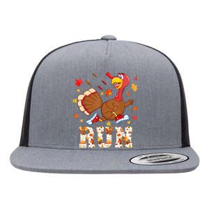 Turkey Run Costume Thanksgiving Running Turkey Trot Flat Bill Trucker Hat