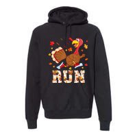 Turkey Run Costume Thanksgiving Running Turkey Trot Premium Hoodie