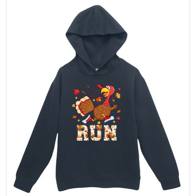 Turkey Run Costume Thanksgiving Running Turkey Trot Urban Pullover Hoodie