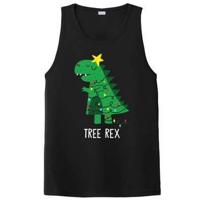 Tree Rex Christmas Gift T Rex Dinosaur Christmas Gift PosiCharge Competitor Tank