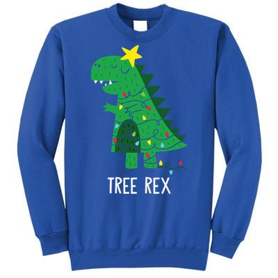 Tree Rex Christmas Gift T Rex Dinosaur Christmas Gift Sweatshirt